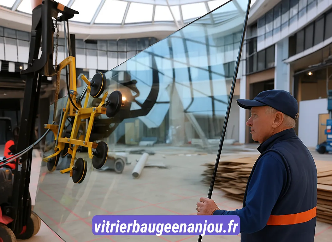 Remplacement de vitrine magasin Baugé-en-Anjou